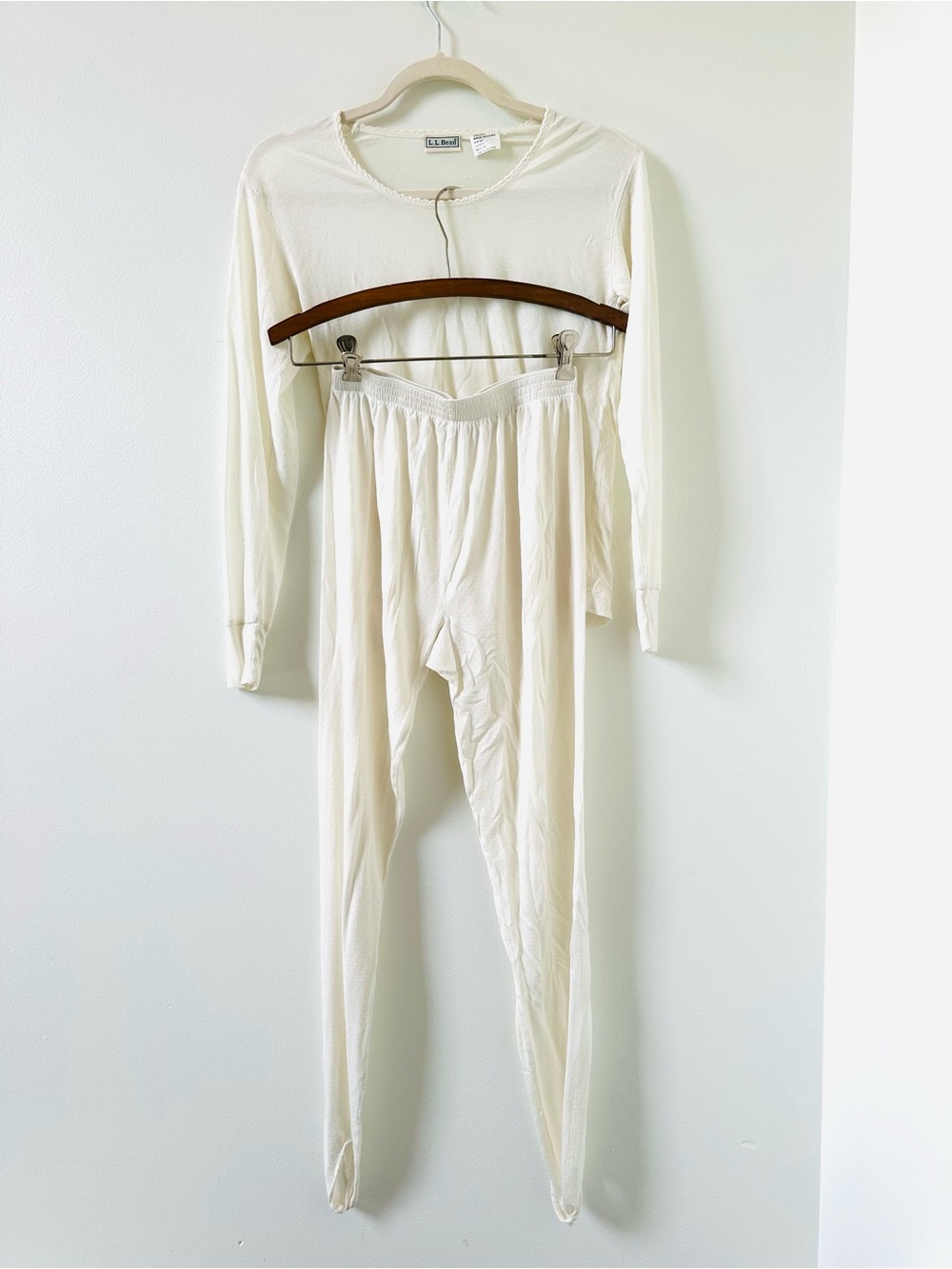 LL Bean Silk Thermal Base Layer Size Medium